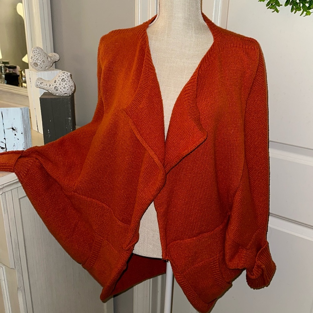 Unbranded XXL rust colored cocoon sweater. Super cute and cozy. EUC